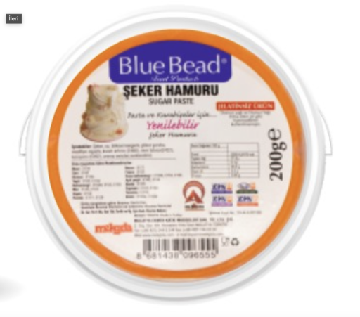 Blue Bead 200 Gram Şeker Hamuru